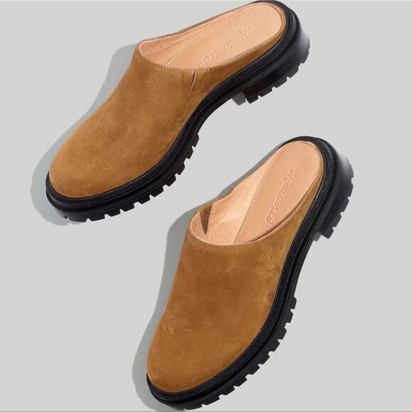 Madewell Shoes - MADEWELL The Bradley Lugsole Mule in Nubock size 6